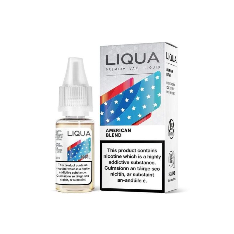 liqua elements 10ml liquid american blend tobacco series 14440059109463